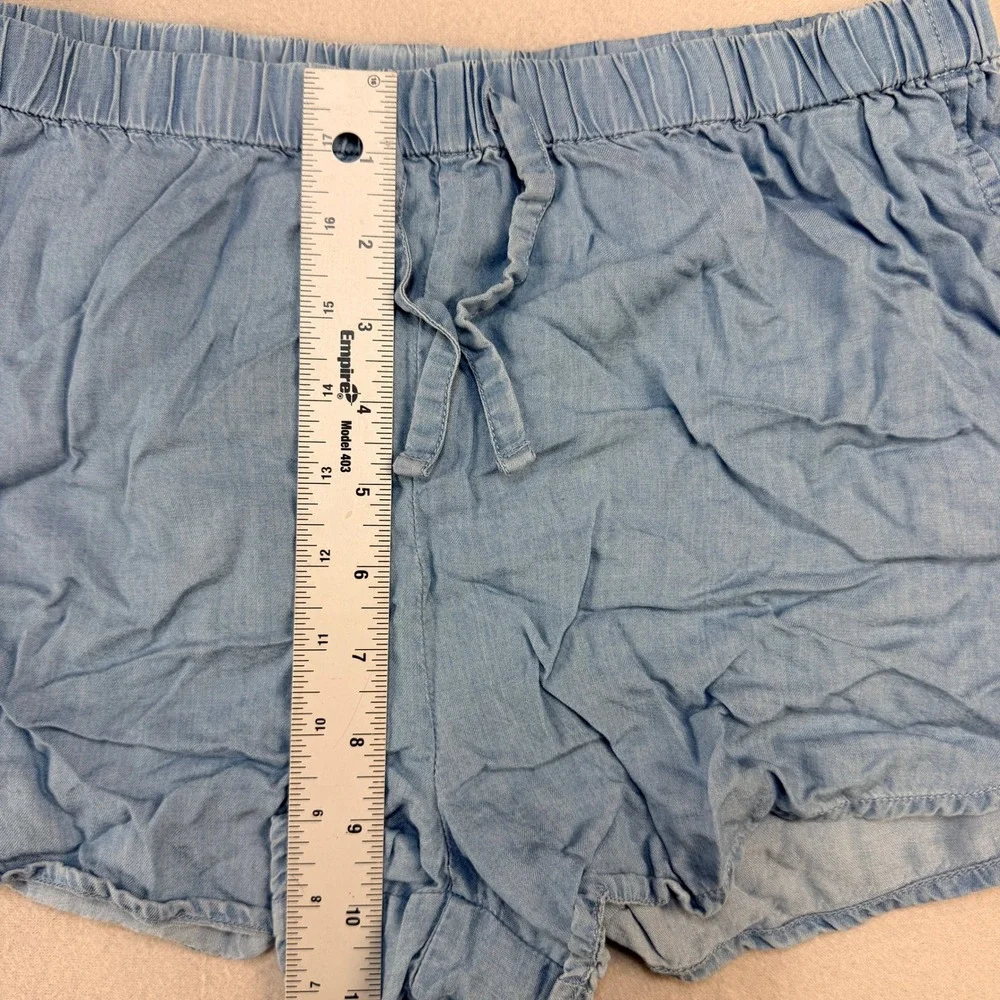 Tucker + Tate Kids XL 14/16 Light Blue Tencel Lyocell Shorts Crochet Lace Trim